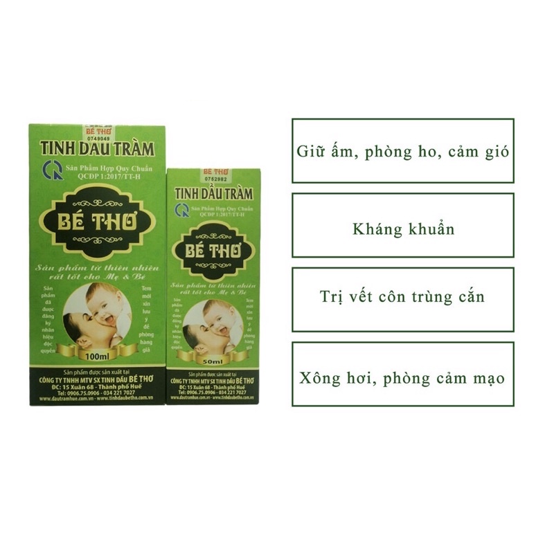 Tinh dầu tràm Bé Thơ 50ml