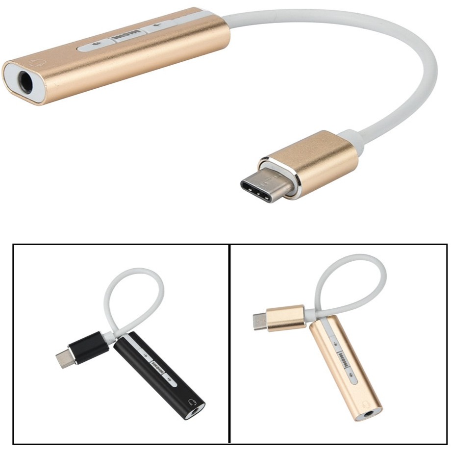 Cáp chuyển cổng Type C sang cổng 3.5mm - Cable Usb C to Audio/Micro 3.5mm Converter
