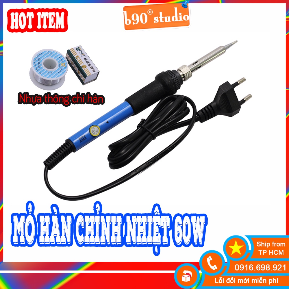 GIÁ SỈ  Máy hàn mỏ hàn chỉnh nhiệt 220v 60w máy điều chỉnh nhiệt độ chất lượng cao