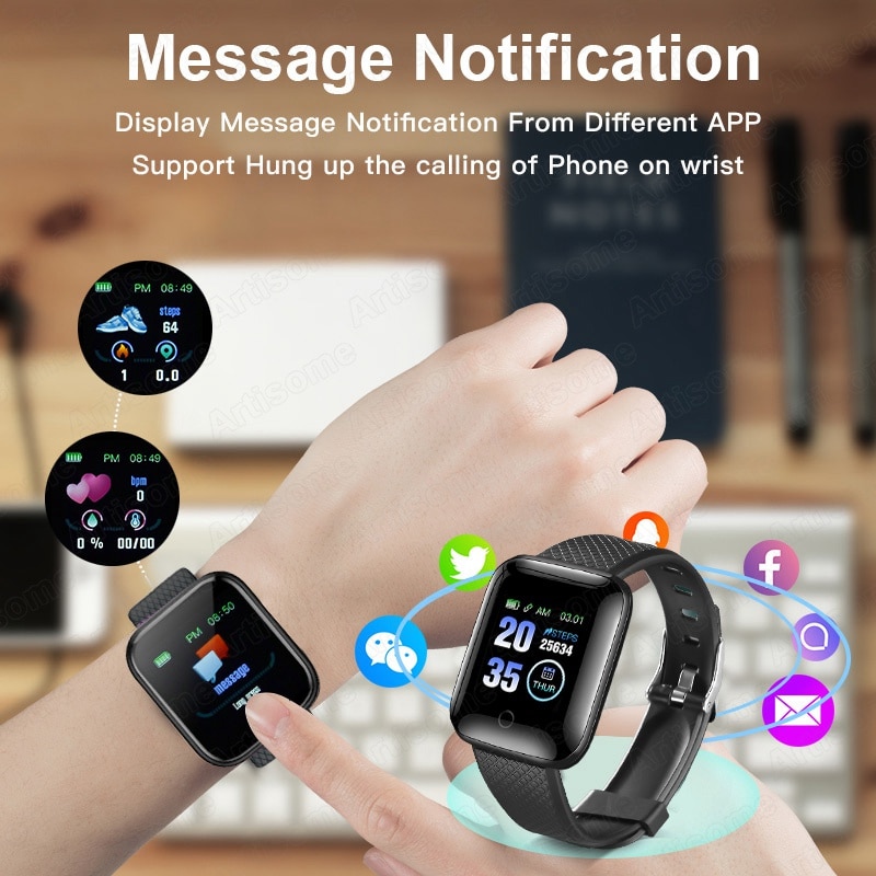 Đồng hồ thông minh 2021 Đồng hồ thông minh Android Đàn ông Phụ nữ Trẻ em Smartwatch Heart Rate Monitor Fitness Tracker Sport Watch Bracelet thông minh