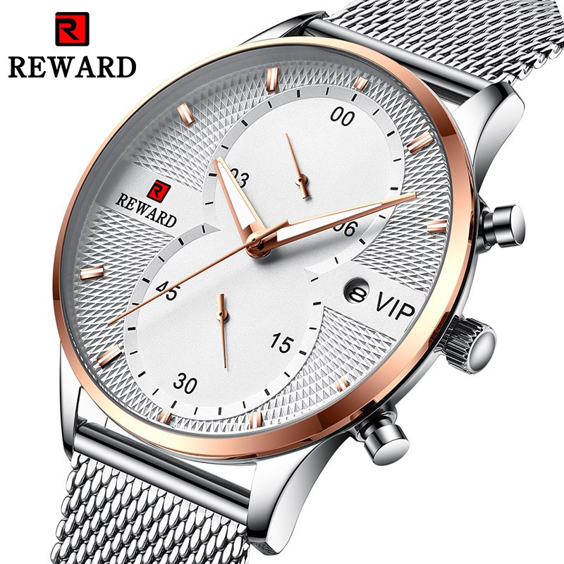 Đồng hồ nam REWARD hàng cao cấp chính hãng Sang Trọng chạy Full Kim
