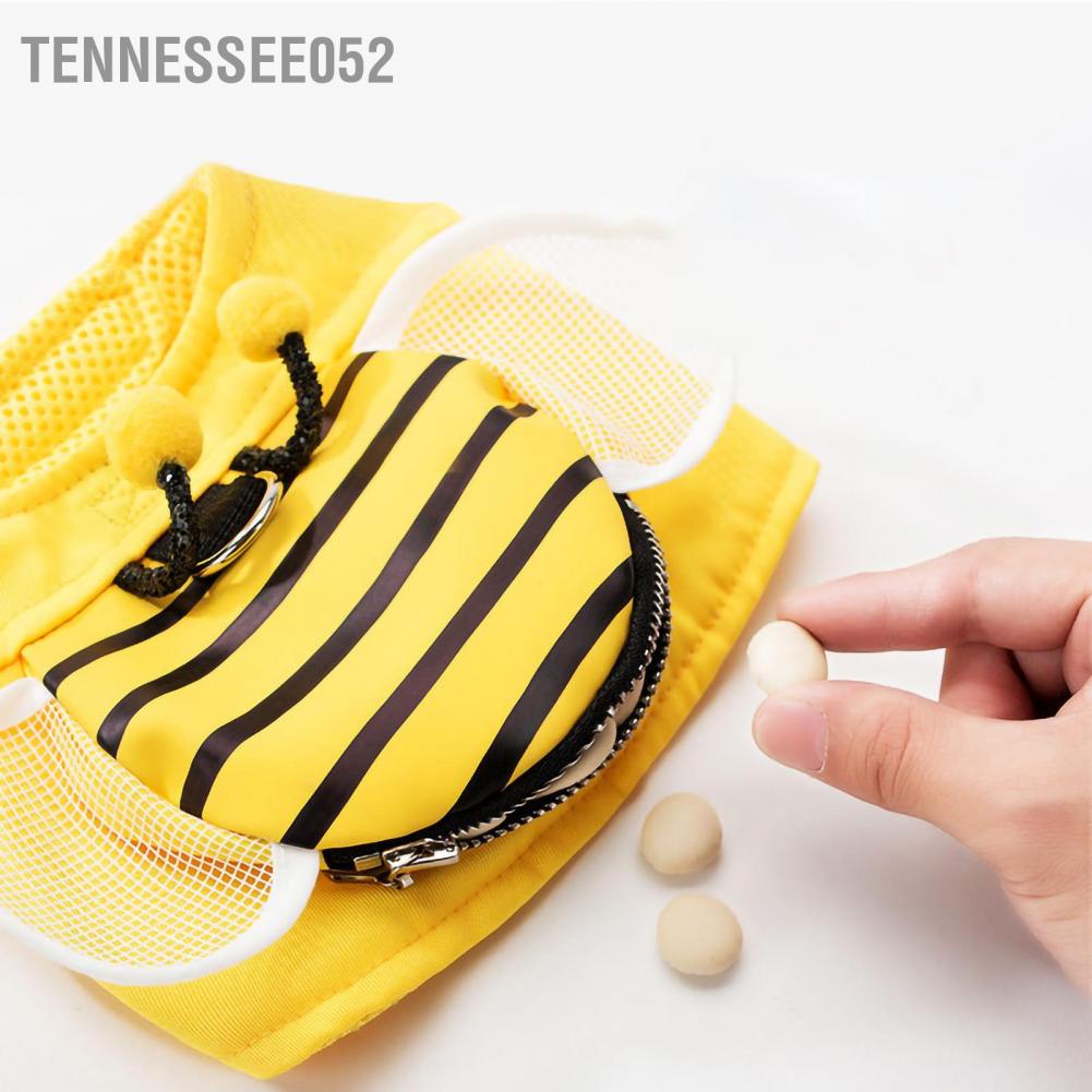 [Hàng HOT] Dây Dắt Chó Mèo  Hình ong dễ thương mềm mại thoáng khí có thể điều chỉnh【Tennessee052】