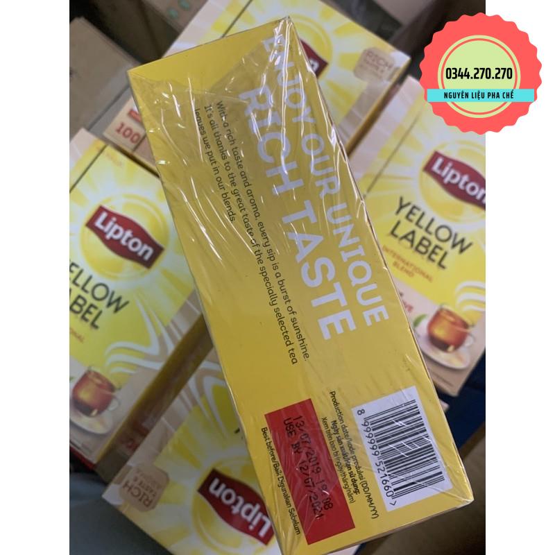 Trà Lipton túi lọc nhãn vàng 100 gói