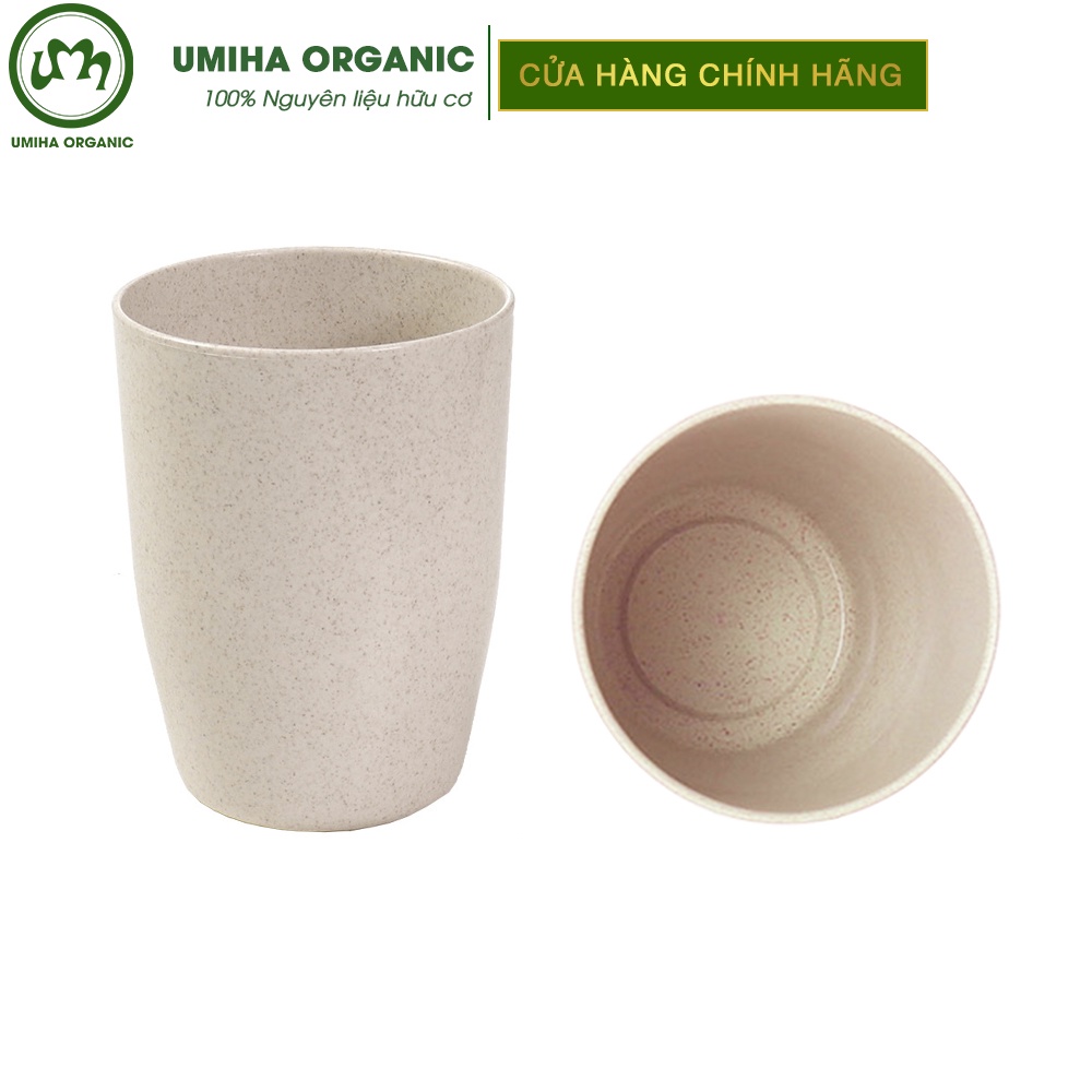 [QUÀ TẶNG MUA KÈM] Cốc đựng bàn chải đánh răng 300ml chất liệu nhựa lúa mạch UMIHA ORGANIC