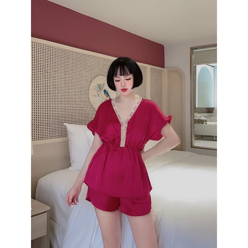 Bộ Lụa ren đùi siêu kute B248