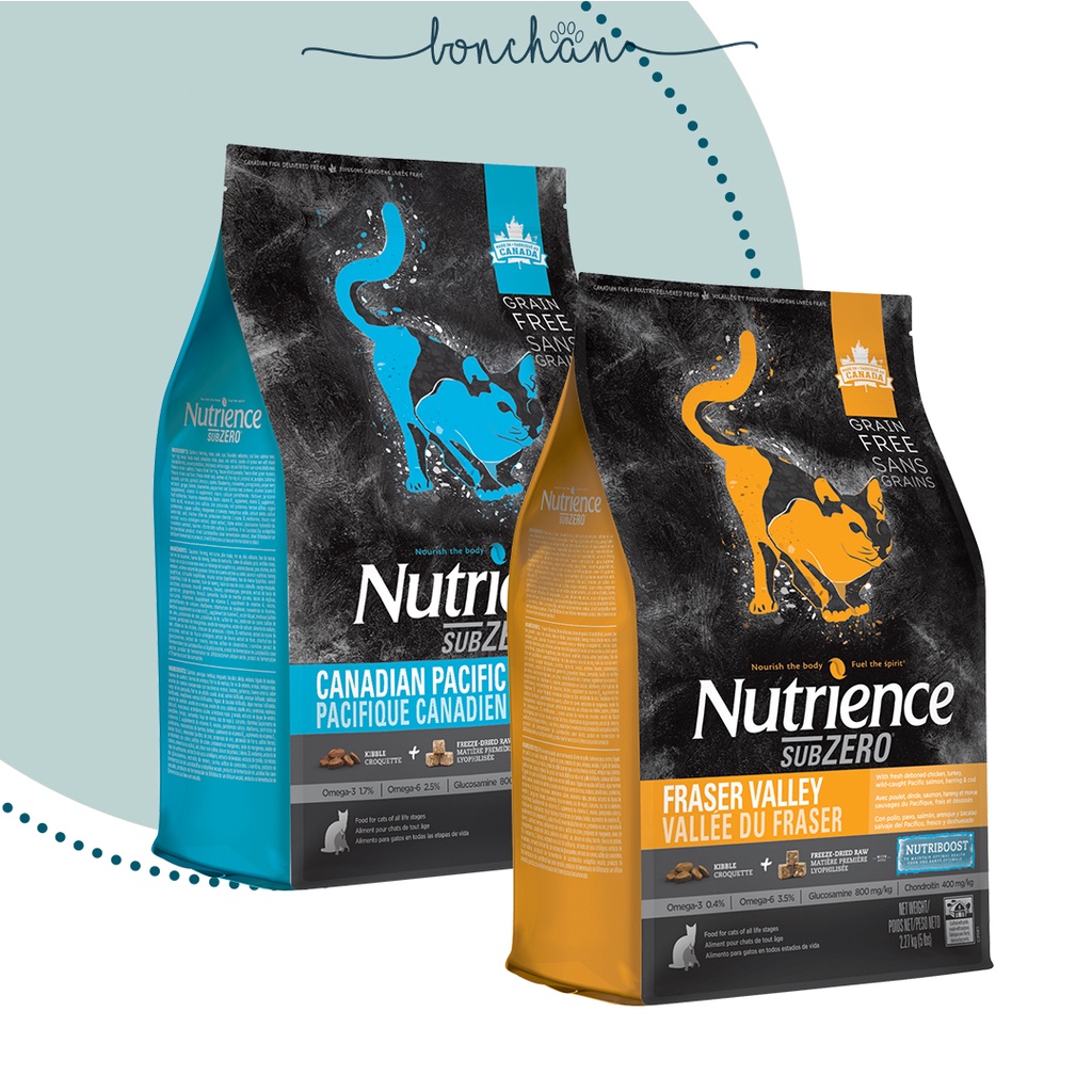 Hạt Nutrience SubZero Cat cho mèo mọi lứa tuổi túi 500g-2,27kg