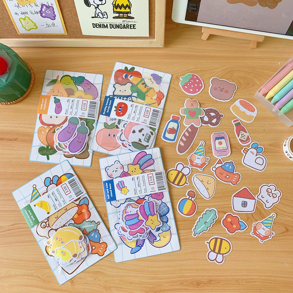 Set hình dán mini xinh xắn tiện lợi
