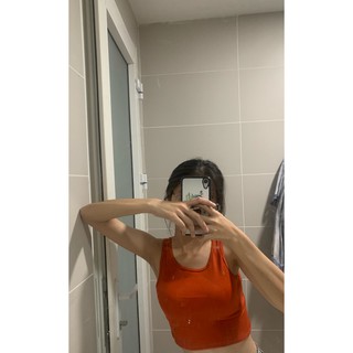 Áo Thun Croptop Ba Lỗ BASIC Thể Thao, Năng Động