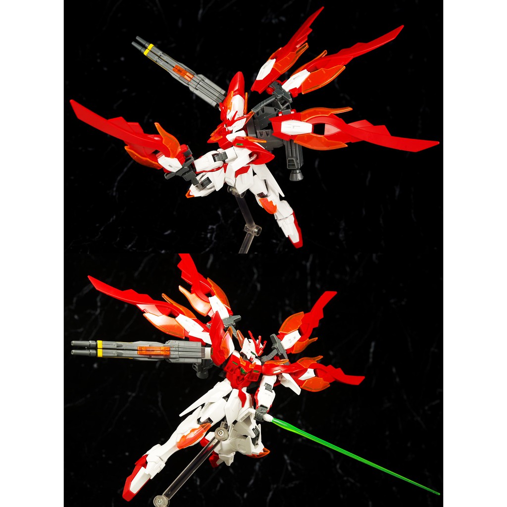 Mô Hình Gundam Bandai HG 033 Wing Gundam Zero Honoo 1/144 Build Fighters Honoo Try