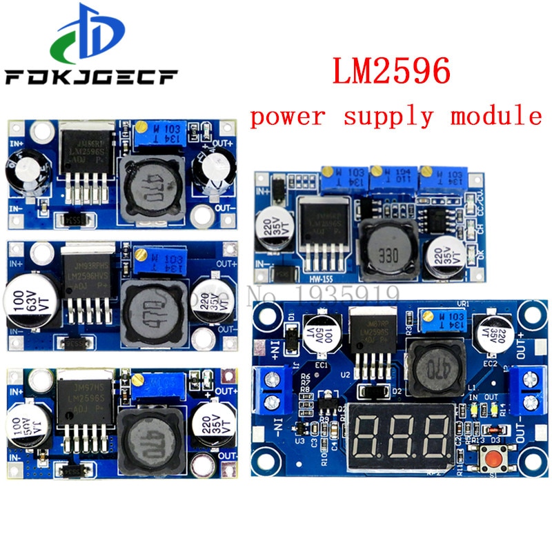 Mô Đun Hạ Áp Lm2596 Lm2596Hvs Dc-Dc 3a 24v 12v 5v 3v