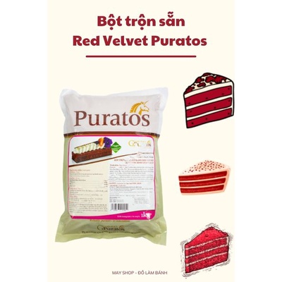 Bột trộn sẵn Red Velvet Puratos