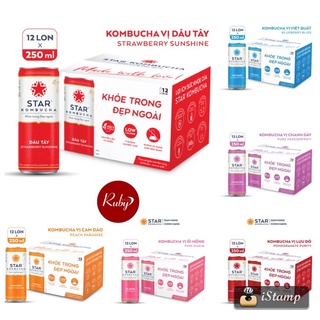 THÙNG NƯỚC LÊN MEN STAR KOMBUCHA (12x250ml)