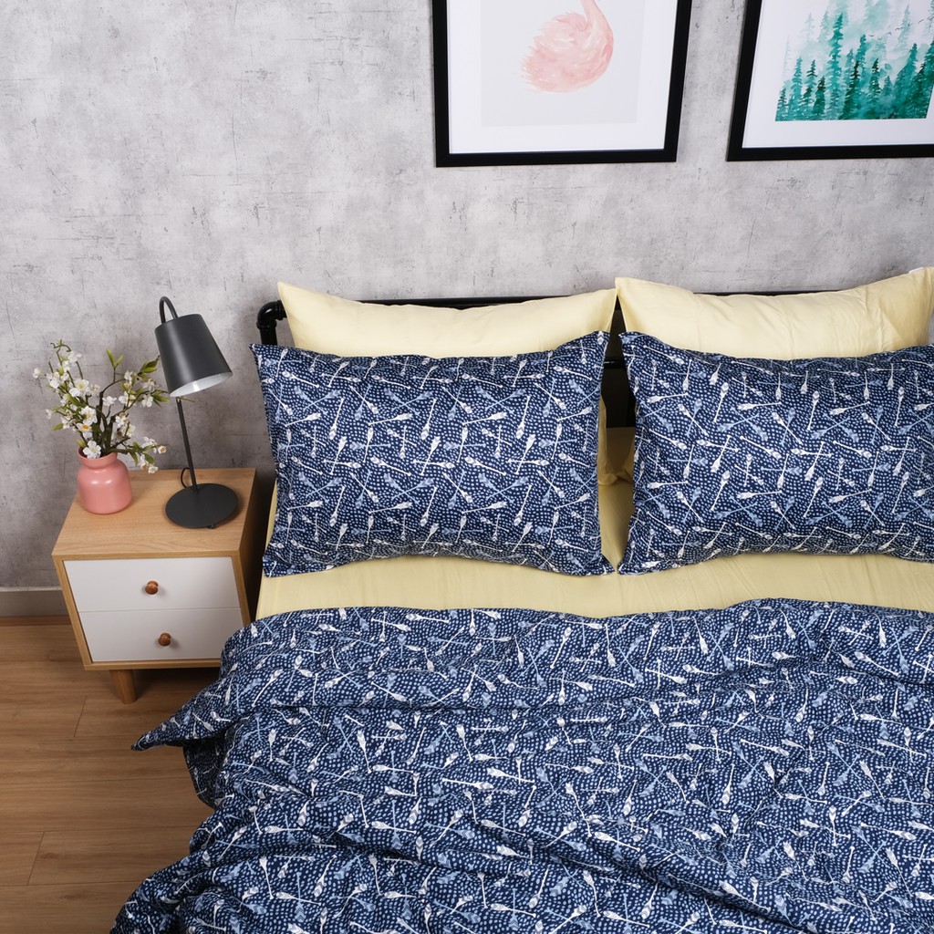 [Nhiều kích thước] Vỏ Gối Nằm Gòn Bedding Cotton Satin Hàn Quốc Màu Kem Nhạt - 01 cái