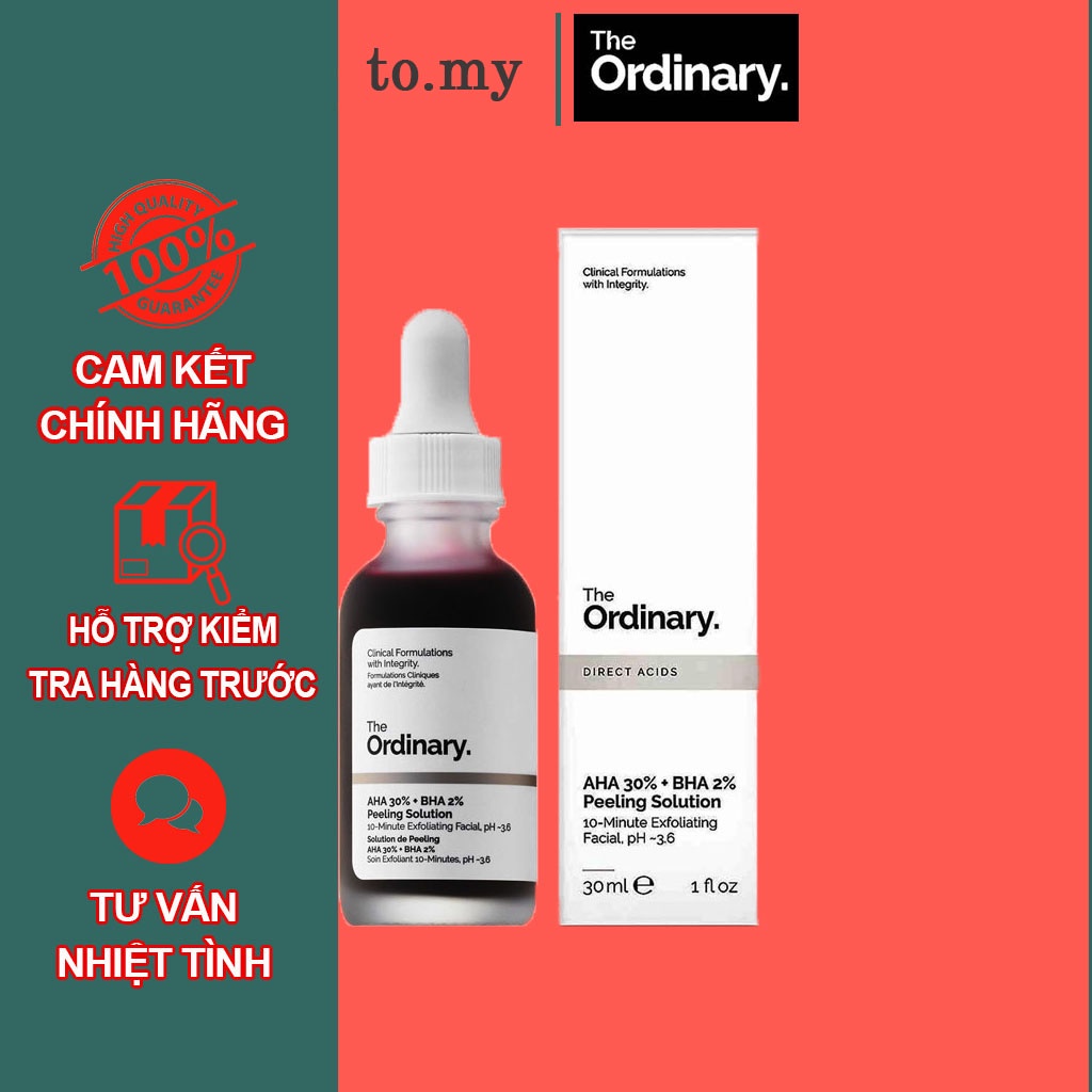 Ordinary peel Sotion AHA 30% + BHA 2% Peeling Solution the Ordinary