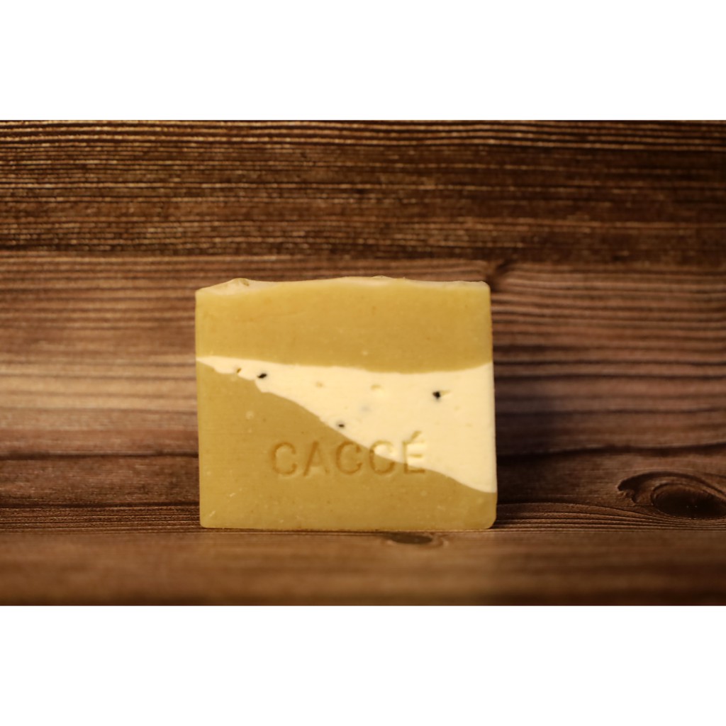 Xà phòng Gừng làm sạch thư giản tinh dầu Hoàng Đan Caccé Home (Handmade soap)