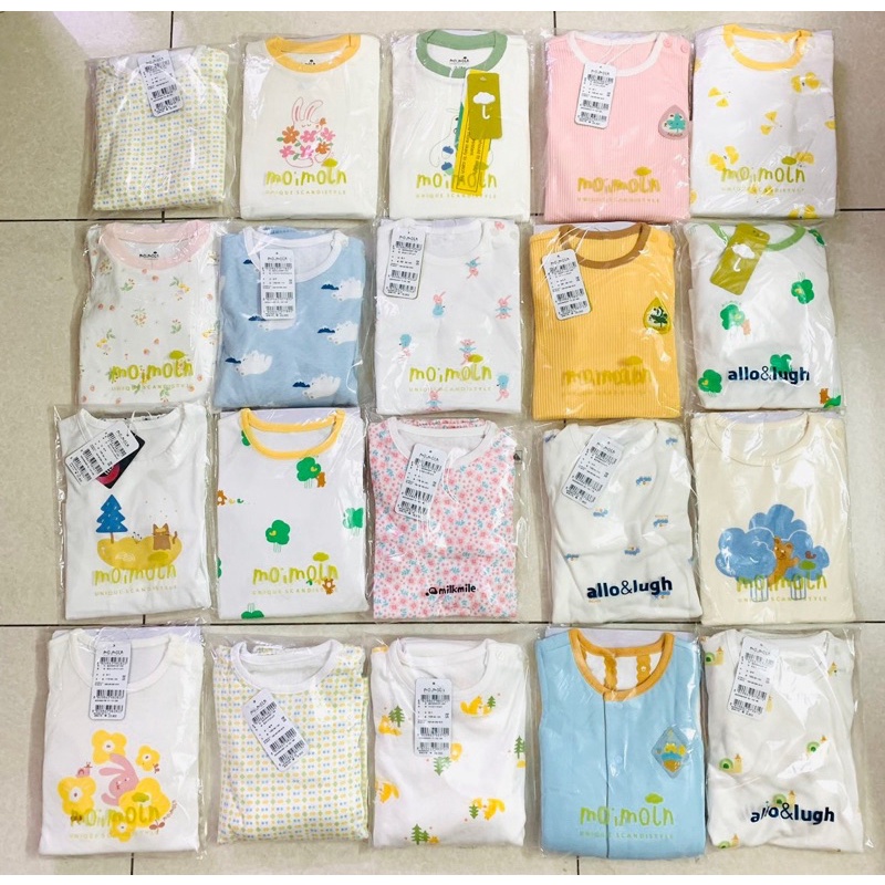 Bộ đồ dài tay mặc thu đông cho bé trai bé gái hàng xuất Hàn
