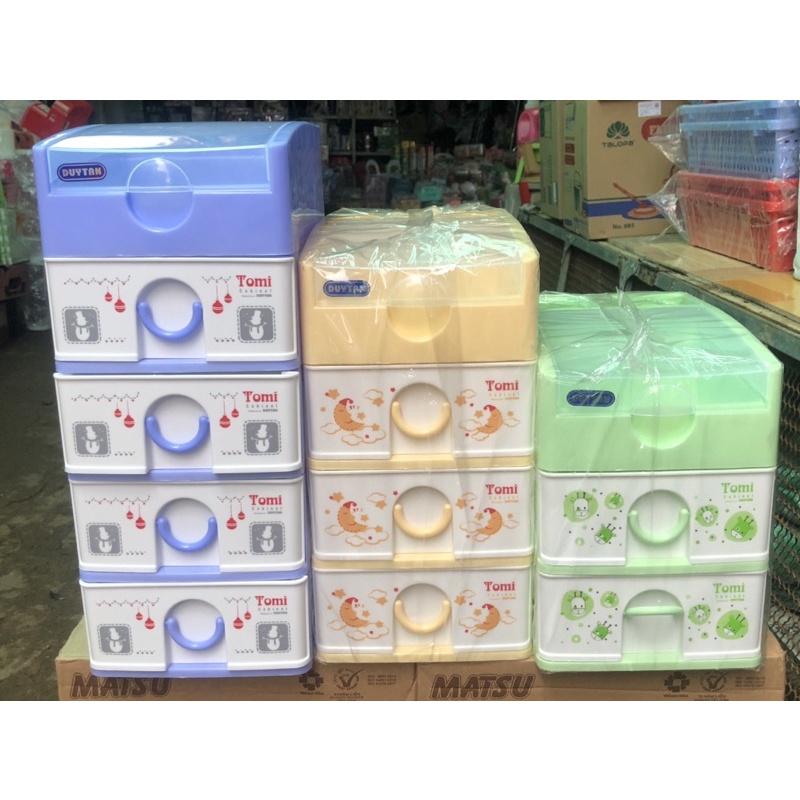 Tủ nhựa duy tân tomi 3 -4-5 ngăn