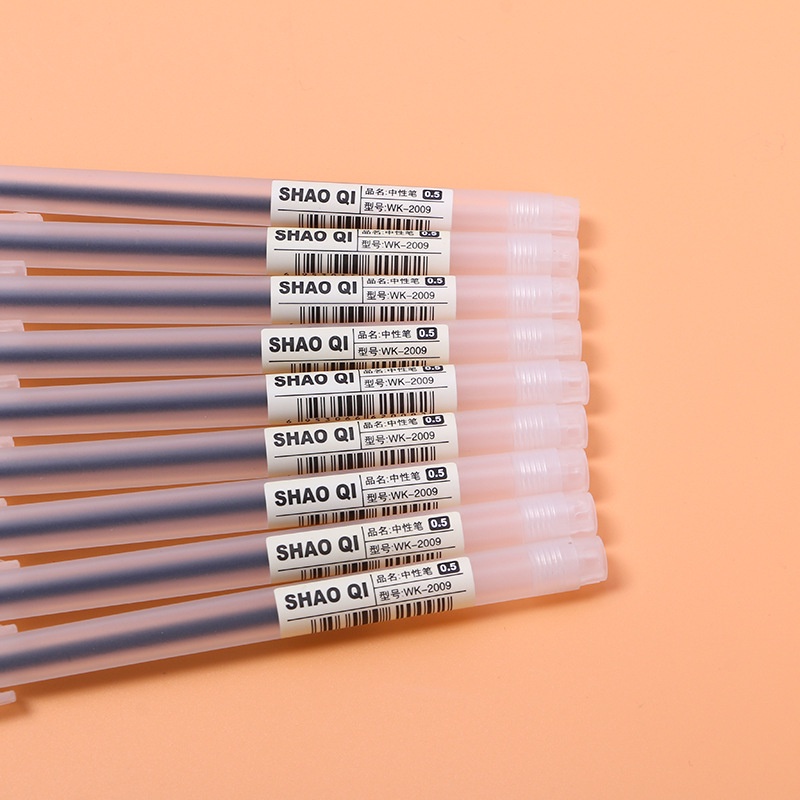 1 Bút Mực Gel Nhám 0.5mm Mực Đen / Đen Đơn Giản