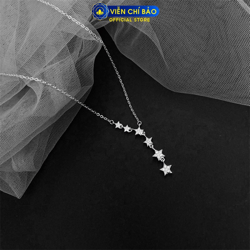 Dây chuyền bạc nữ Dải Ngân Hà chất liệu bạc 925 thời trang phụ kiện trang sức nữ Viễn Chí Bảo D400801