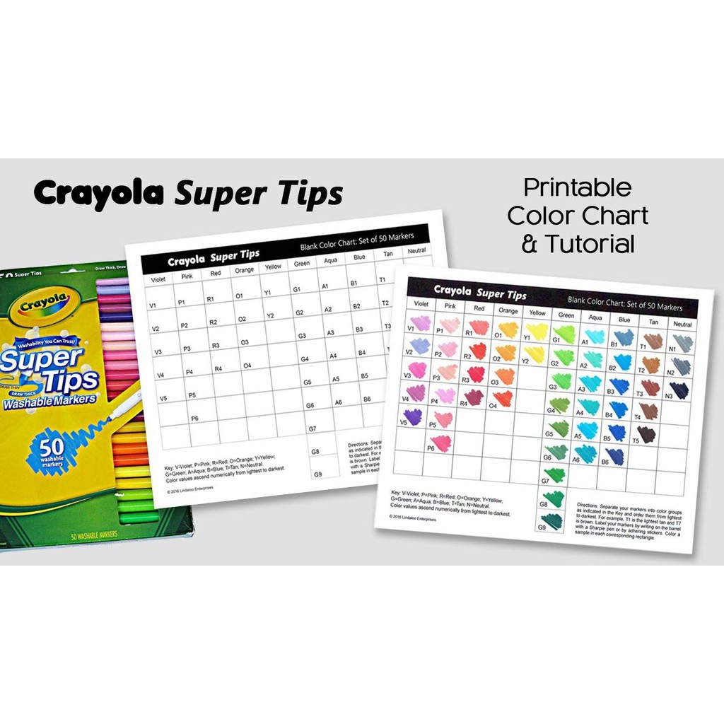 Bộ 20 màu bút lông Crayola Super Tips dễ dàng tẩy xóa bằng nước dành cho trẻ