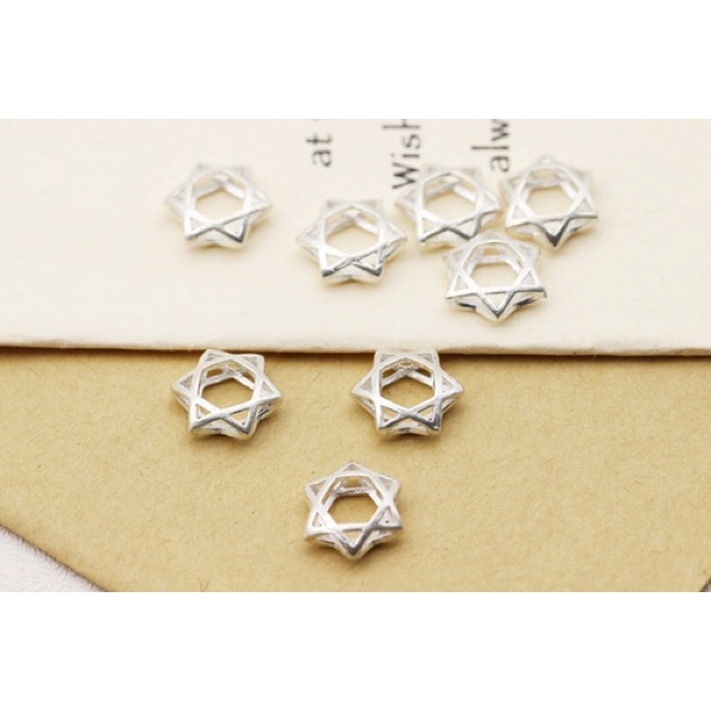 🔥 GIÁ SỈ 🔥 Charm khung đá, bọc hạt đá bằng bạc - Hàng bạc loại 1 siêu đẹp PH519