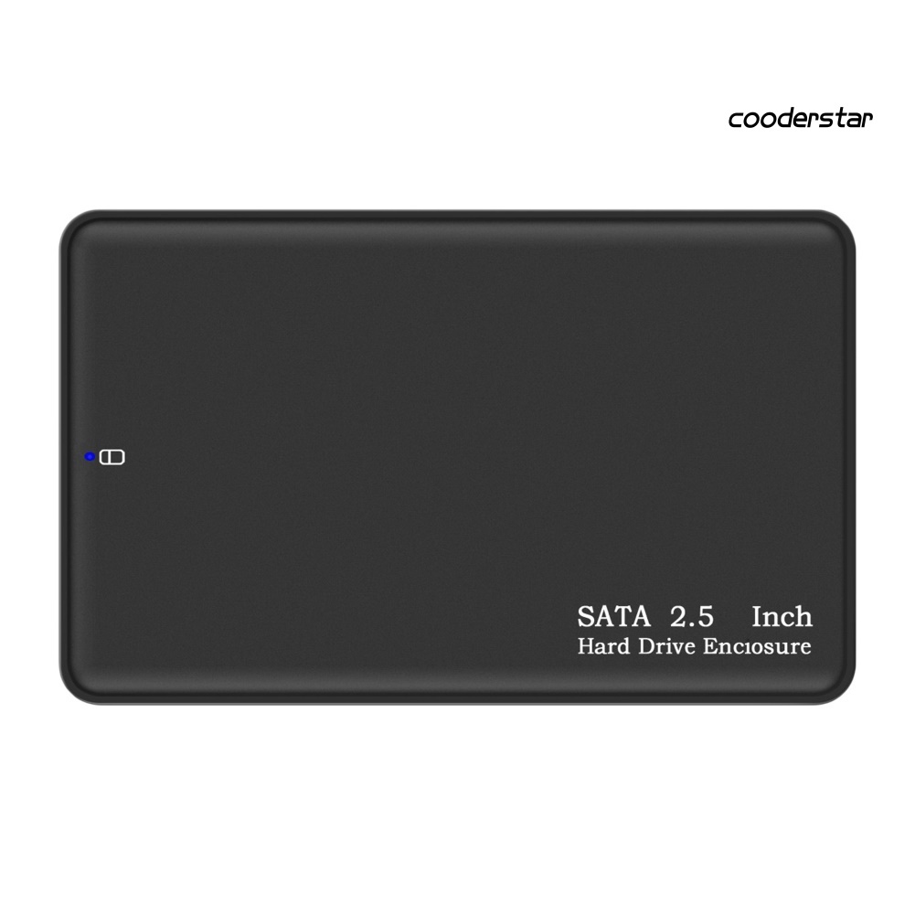 COOD-st USB 3.0 2.5inch SATA HDD SSD Enclosure External Hard Drive Disk Case Box for PC