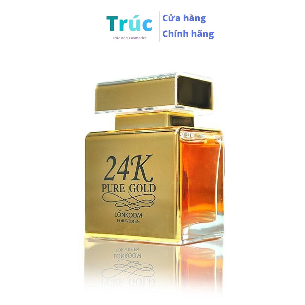 (Chính hãng) Nước hoa nữ 24K Pure Gold 50 - 100ml