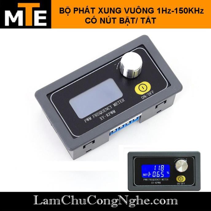 Mới! Mạch tạo xung vuông XY-KPWM 1Hz-150Khz (có nút bật/tắt)