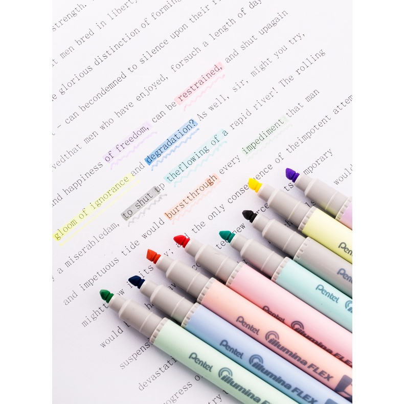 Bút nhớ dòng 2 đầu pastel PENTEL SLW11P