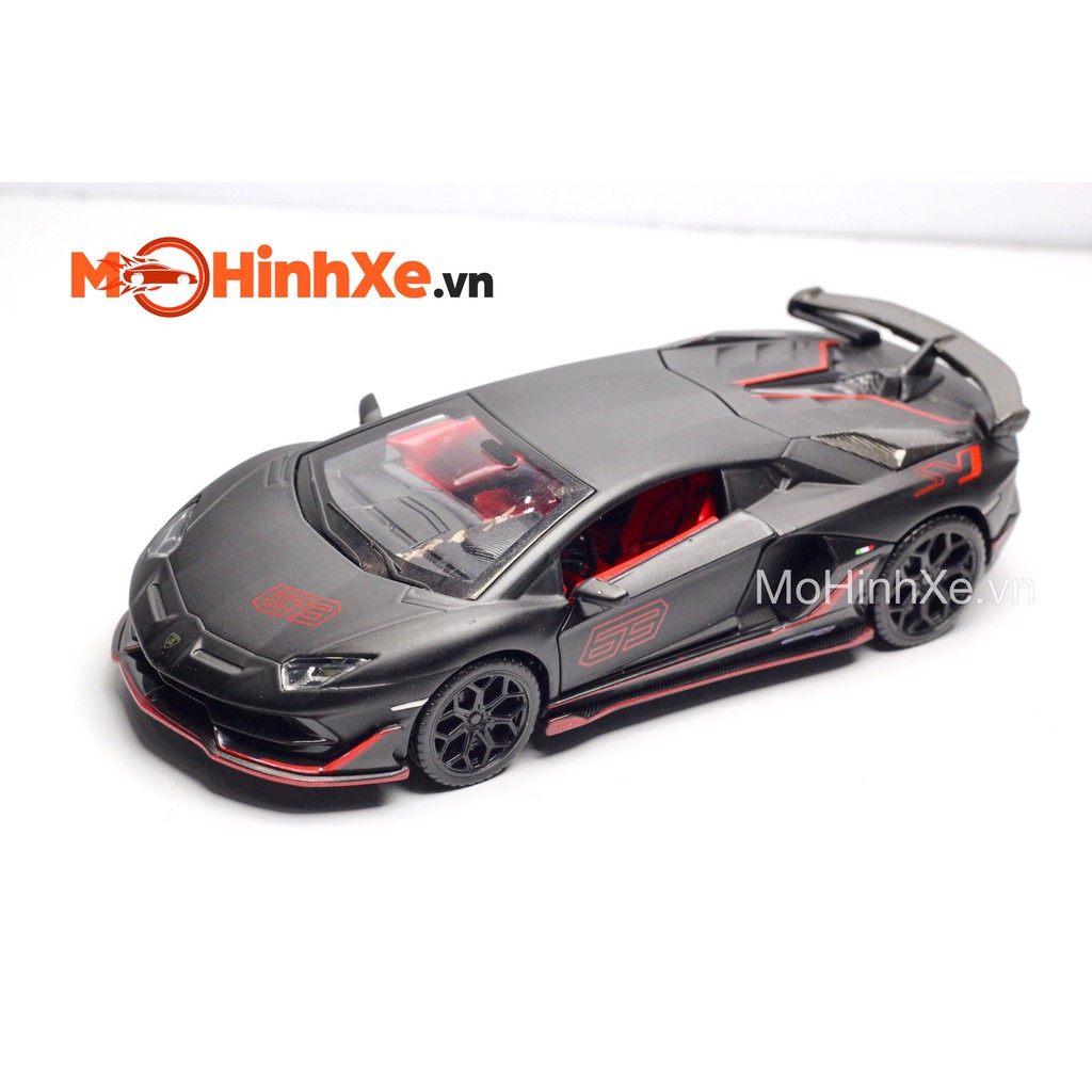 MÔ HÌNH XE LAMBORGHINI AVENTADOR SVJ 63 1:32 MSZ