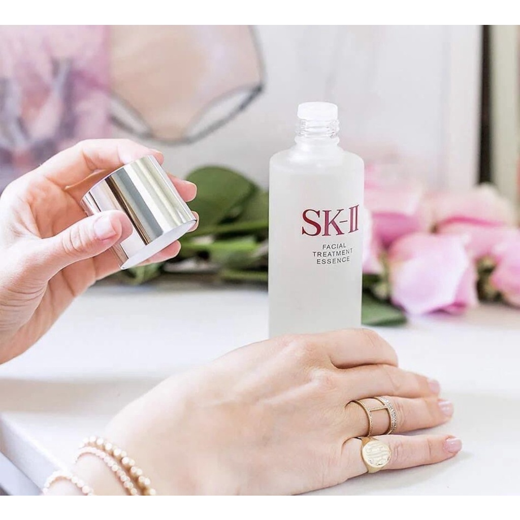 Nước thần SKII Facial Treatment Essence cao cấp - Nước thần dưỡng da loại 30ml giúp da căng bóng hàng chuẩn chính hãng