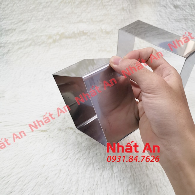 Khuôn ring vuông cao 6cm - Có nhiều size