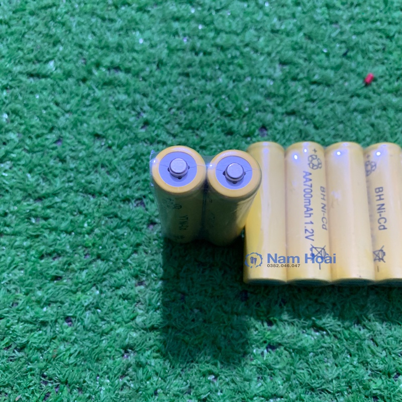 PIN SẠC Ni-MH AA 700mAh - 1.2V kích thước 14x50mm