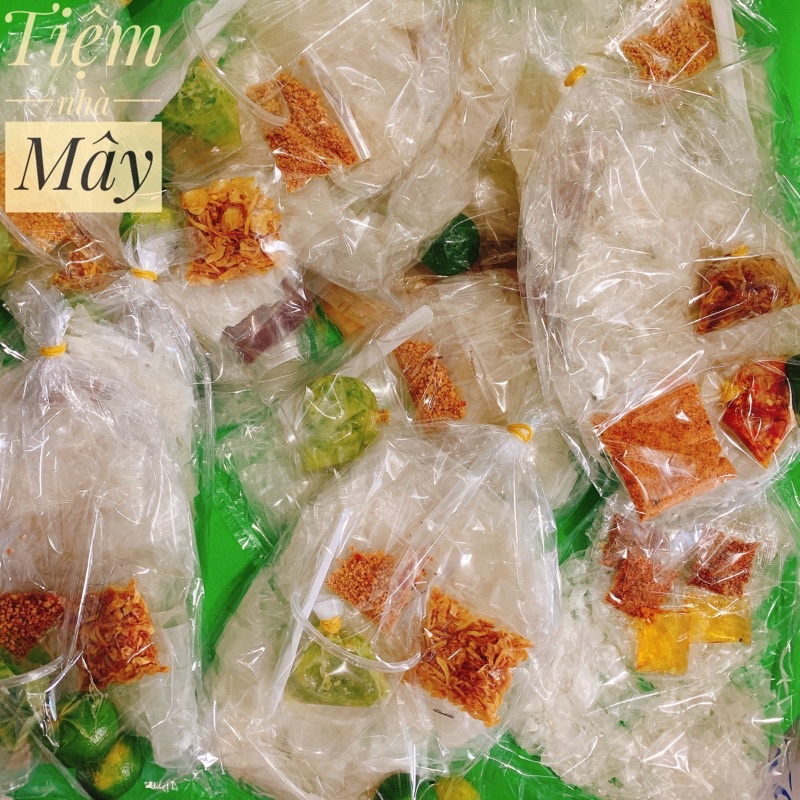 Bánh Tráng Phơi Sương Chấm Sốt Muối Ớt Xiêm Xanh - Bánh Tráng Chay Cay Cay Ngọt Ngọt