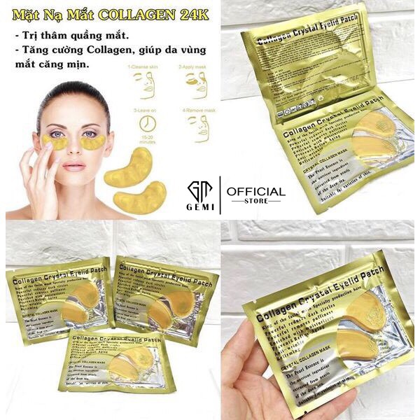 Mặt Nạ Chống Thâm Quầng Mắt 💧𝑭𝒓𝒆𝒆𝒔𝒉𝒊𝒑💧 Mặt Nạ Mắt Crystal Tinh Chất Collagen, Dưỡng Mắt, Chống Nhăn, Giảm Thâm Bọng Mắt | BigBuy360 - bigbuy360.vn
