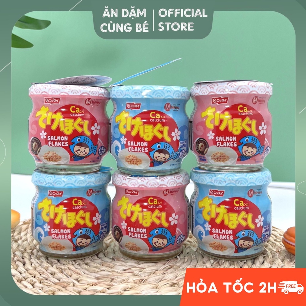 Ruốc cá hồi MEIWA Nhật Bản cho bé ăn dặm thơm ngon bổ dưỡng chính hãng 49021