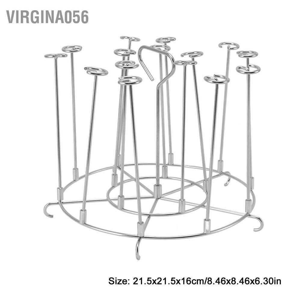 Virgina056 Chân đế xiên 8 Quart Bếp nướng thẳng đứng bằng thép không gỉ 8QT cho Phụ kiện bếp chiên nhúng Kabobs