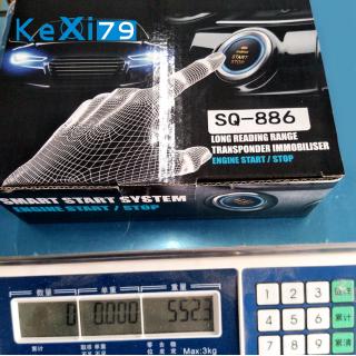 9Pcs/Set Car SUV Keyless Entry Engine Start Alarm System Push Button Remote Starter Stop Auto