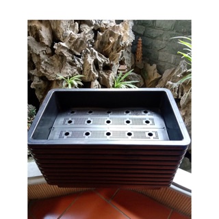 Chậu máng trồng rau KT:68x42x16 hàng loại 1