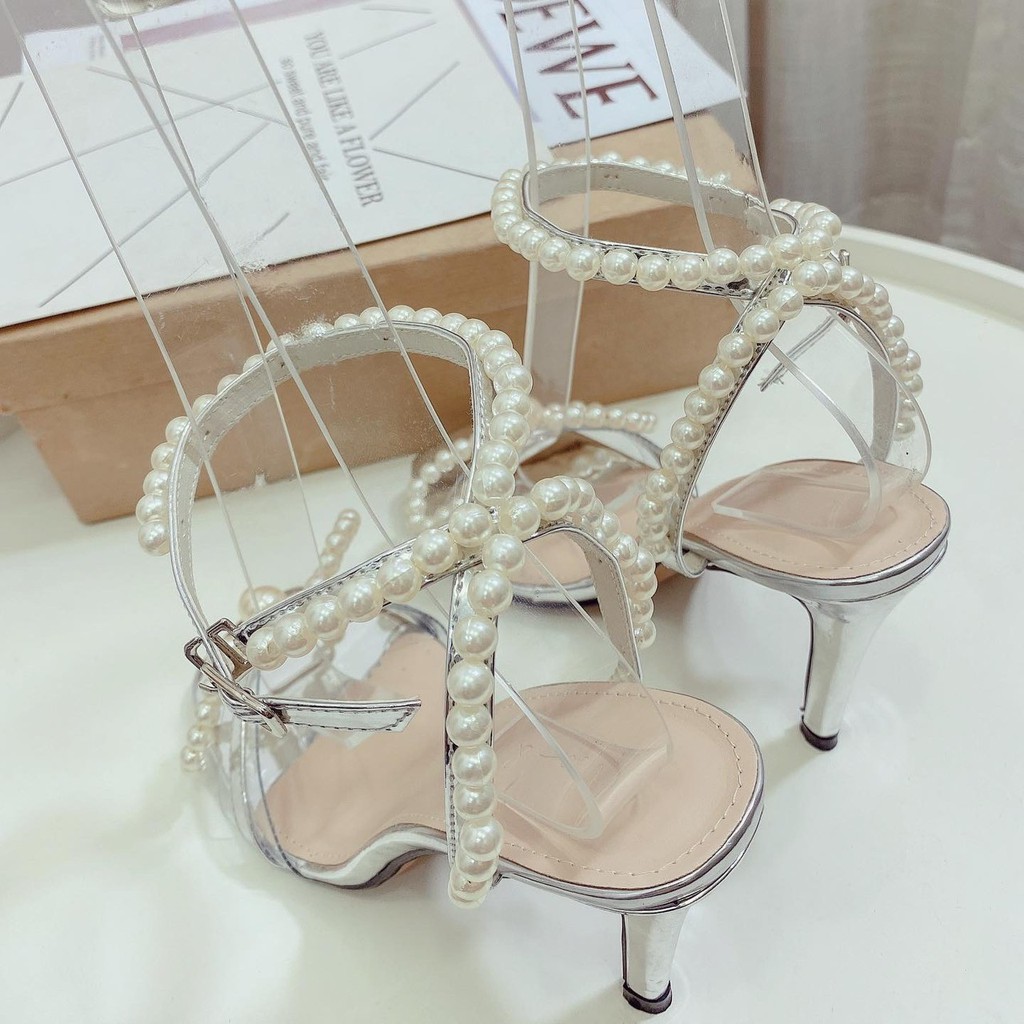 [Mã FATHANG5 giảm 10K đơn 50K] Giày sandal nữ phối đây cực sang trọng