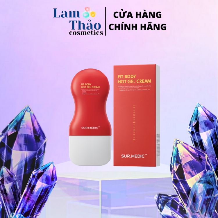 Thanh Lăn Massage Tan Mỡ Body Sur.Medic Fit Body Hot Gel Cream 100ml