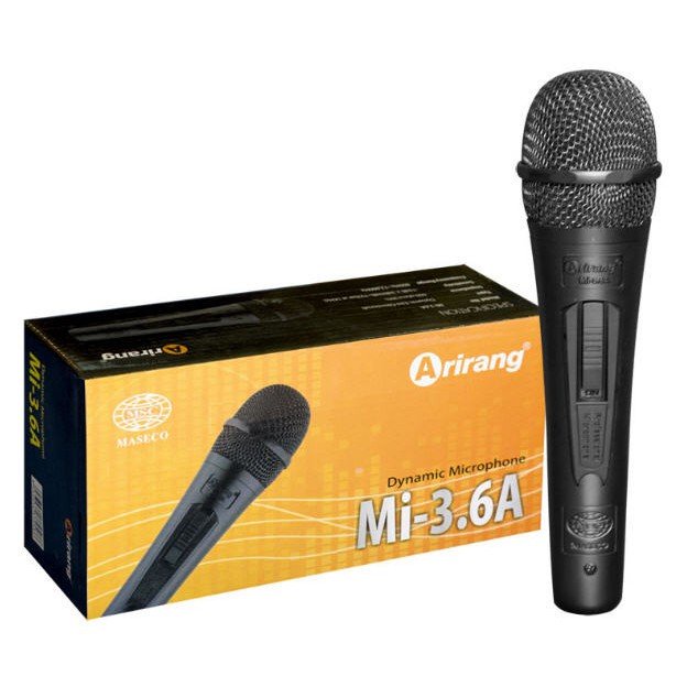 Micro karaoke có dây Arirang chính hãng, dây dài 4.5m