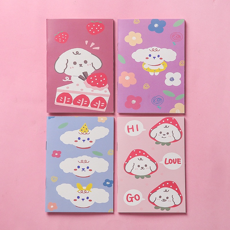 Sổ tay hình cô bé cute, vở mini hình cô bé dễ thương ROSE196