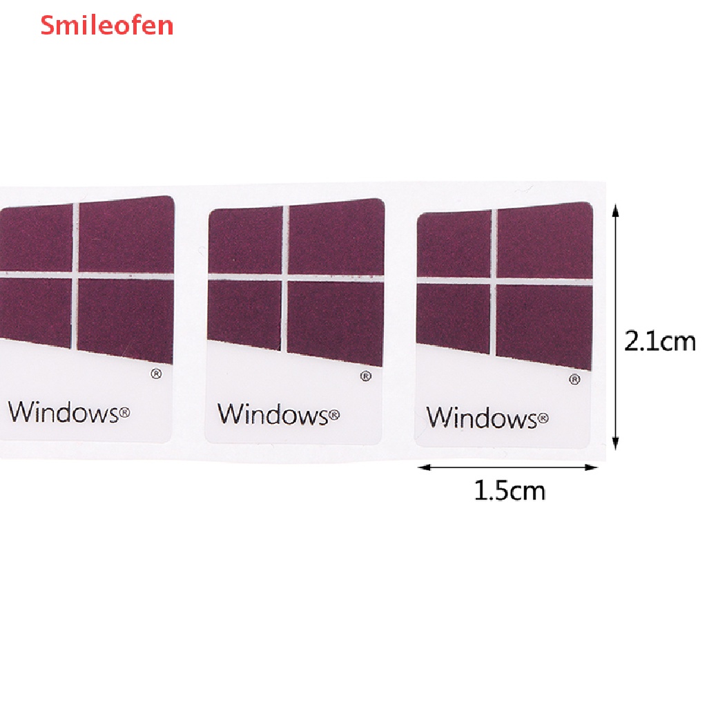 Bộ 5 Miếng Dán Logo Laptop Intel Windows10 Mới