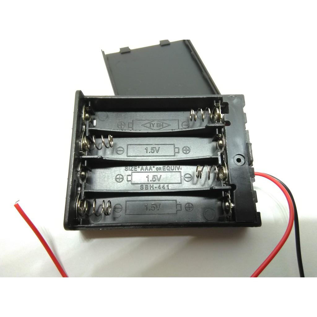 Đế pin đũa AAA 1/2/3/4 cell mắc nối tiếp