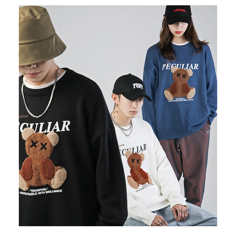 Áo len nam Zorrenta gấu Teddy ấm áp cho nam G4015