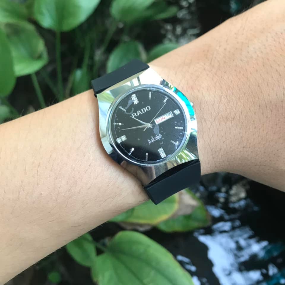 Đồng hồ Rado nam RA11 NAMD dây cao su, kiểu dáng Hublot nam trẻ trung