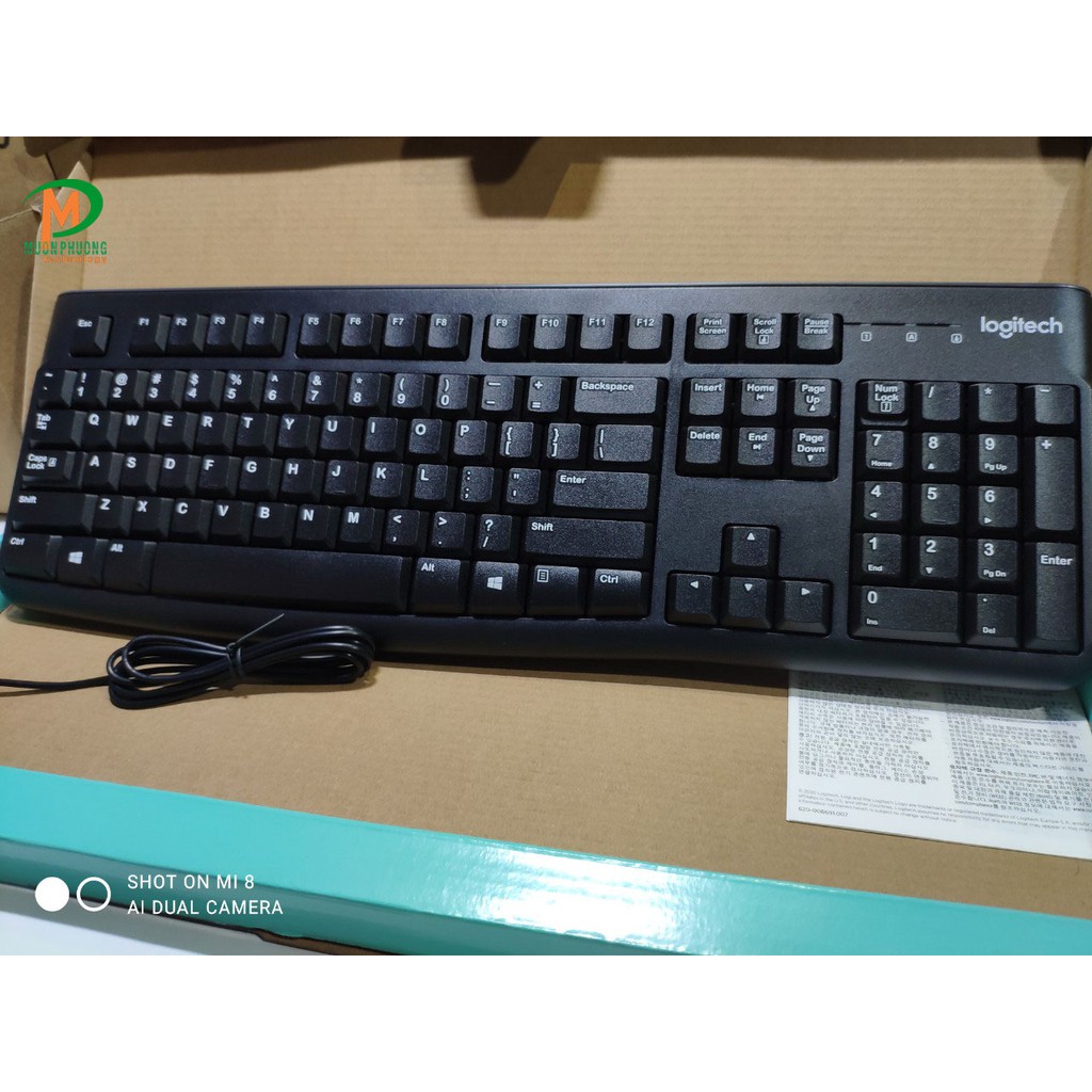 Bàn phím có dây Logitech K120