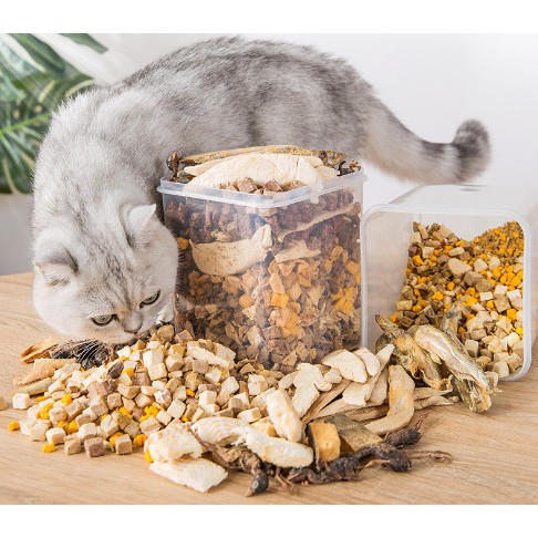 Snack Ức Gà Sấy Khô 200g - 500g- Đồ ăn vặt cho mèo nguyên chất