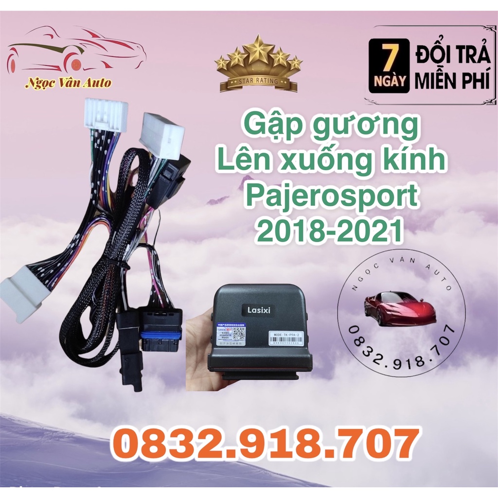 Tự động gập gương lên xuống kính Pajero Sport 2018 - 2021 Hãng Lasixi